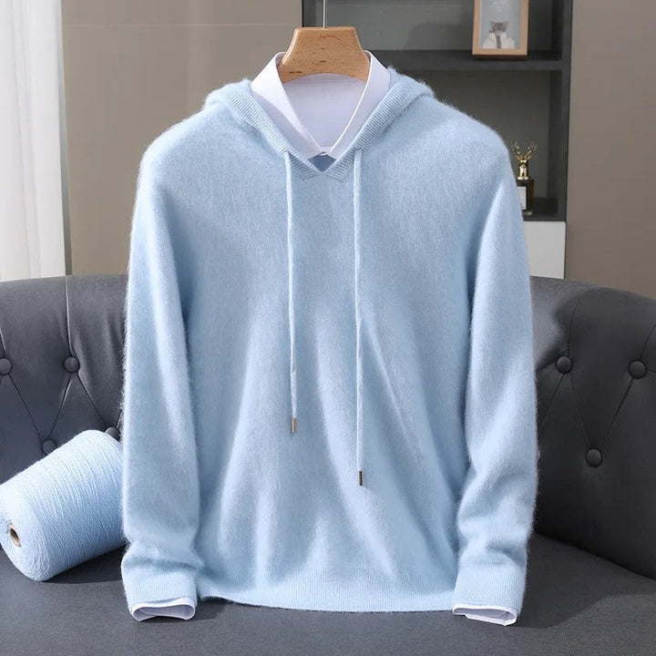 Fynch - Camisola com Capuz em Malha Cordão e Punhos Canelados