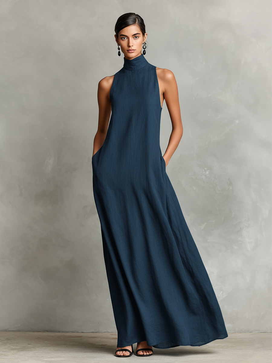 Imeria - Vestido Maxi Com Dcote Suporte