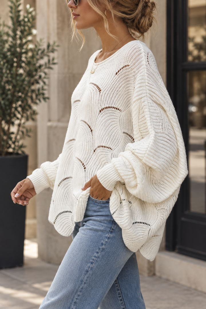 Zeyna - Camisola de Malha de Manga Comprida