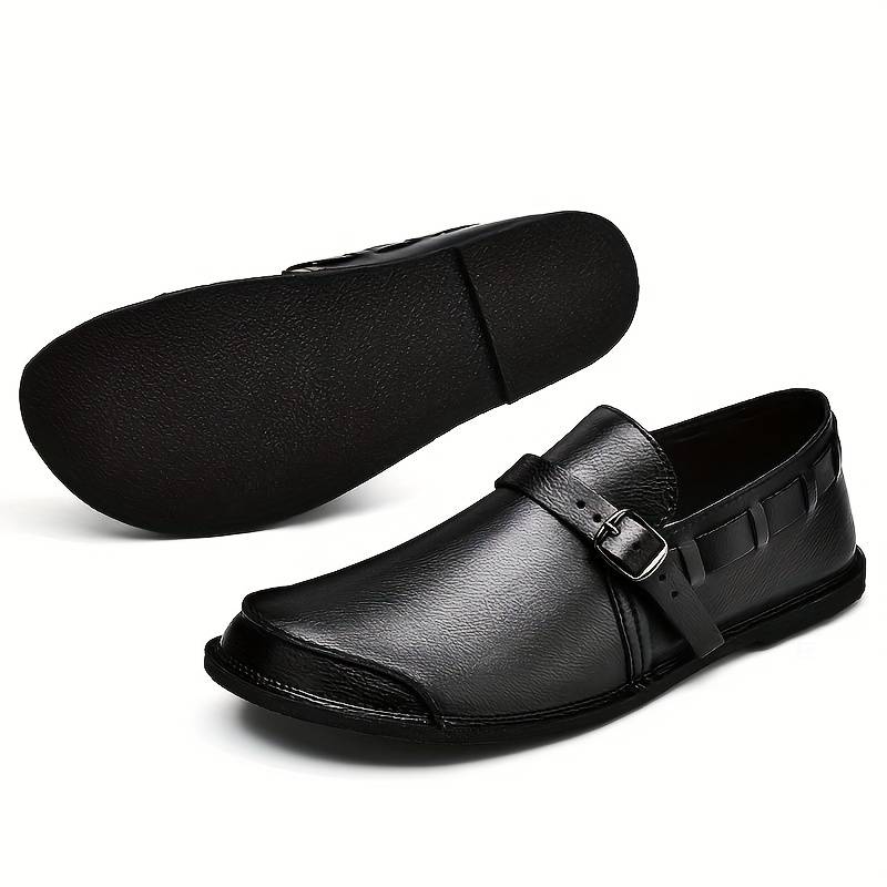 Efraim - Mocassim Confortável De Estilo Retro, Sem Atacadores