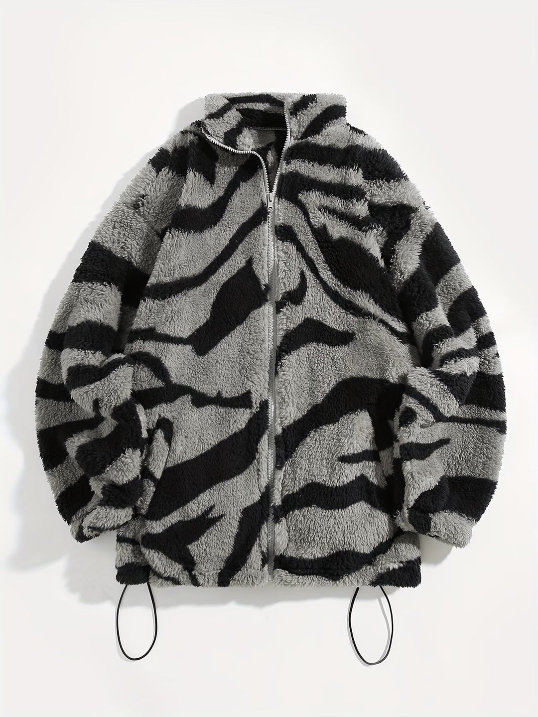 Esra - Long Sleeve Geometric Print Jacket