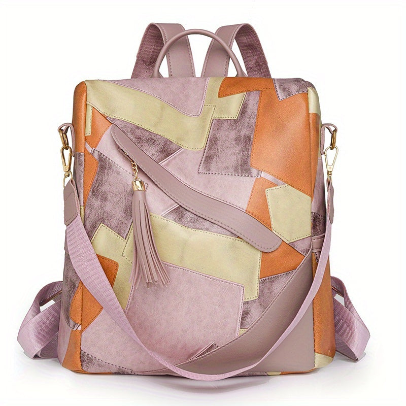 Vinika - Mochila Anti-roubo Xadrez