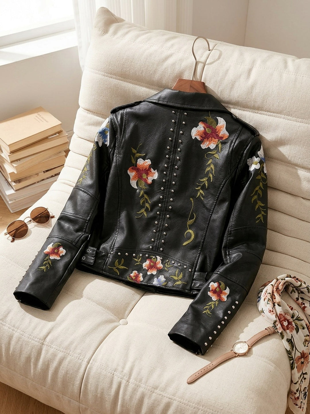 Litsitso - Casaco Curto Com Padrão Floral