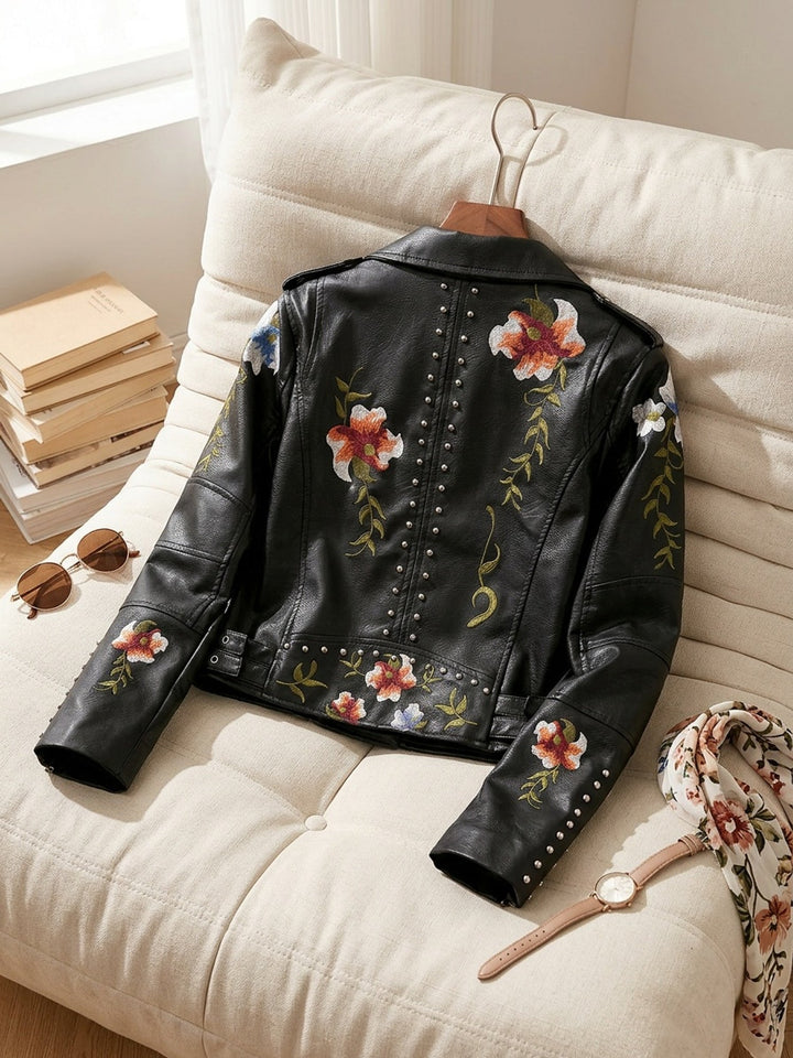 Litsitso - Casaco Curto Com Padrão Floral