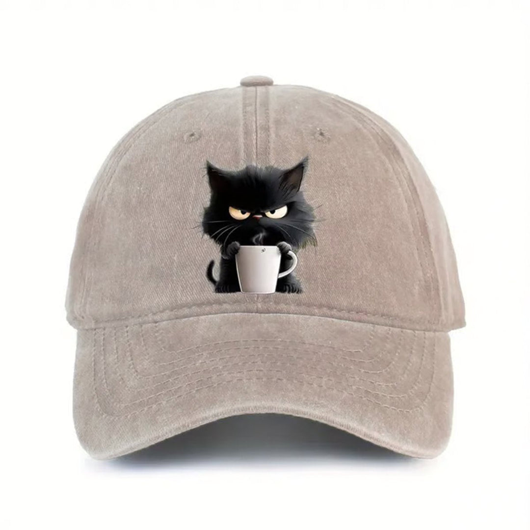 Malenia - Boné de Beisebol com Estampa de Gato