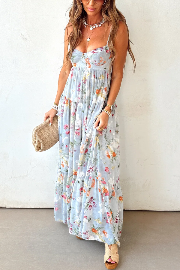 Samadhi - Vestido Maxi Sem Mangas