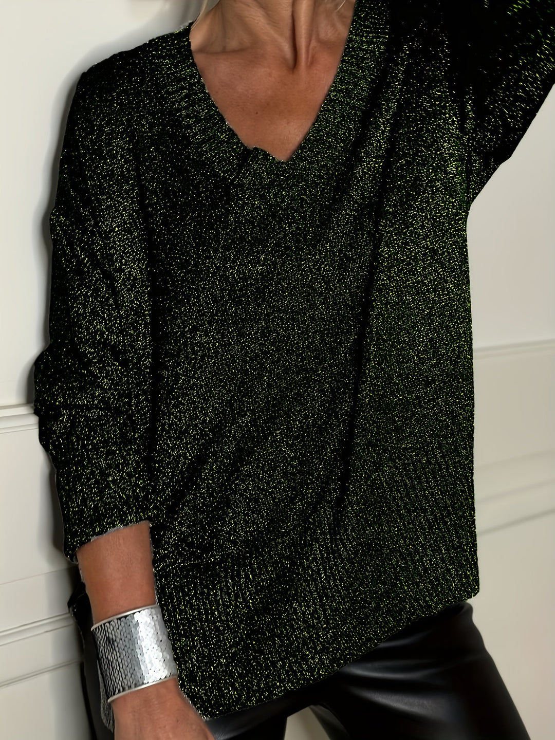 Healy - Camisola De Malha Com Decote Em V