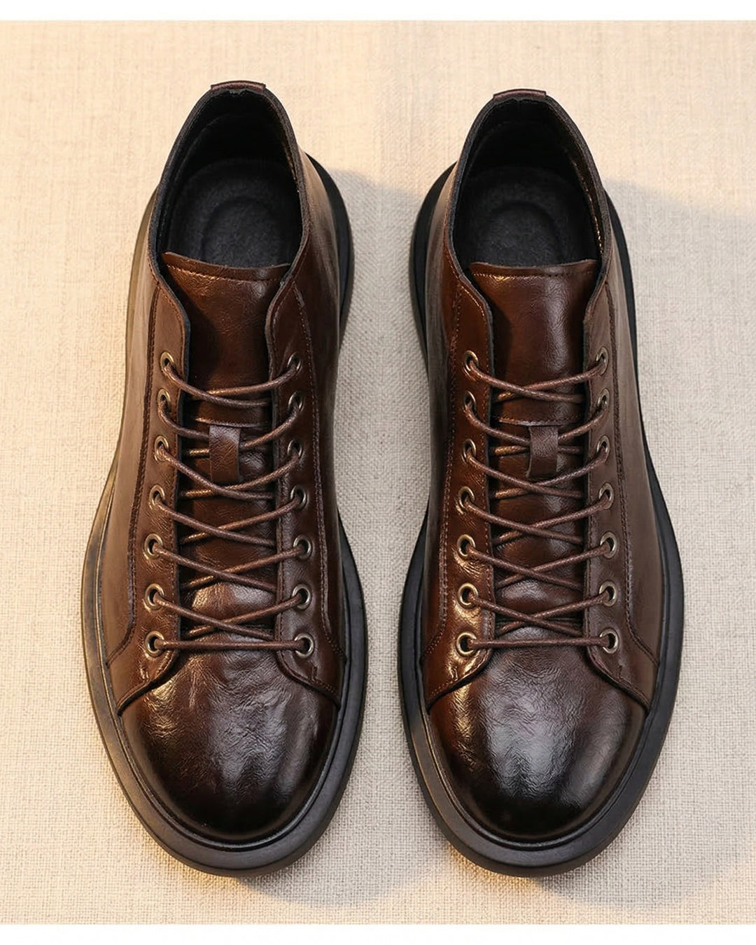 Kervens - Botas De Couro Com Atacadores