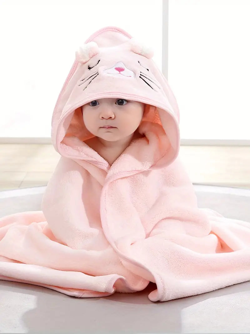 TinyTowel - Toalha De Banho Macia e Absorvente Para Bebés