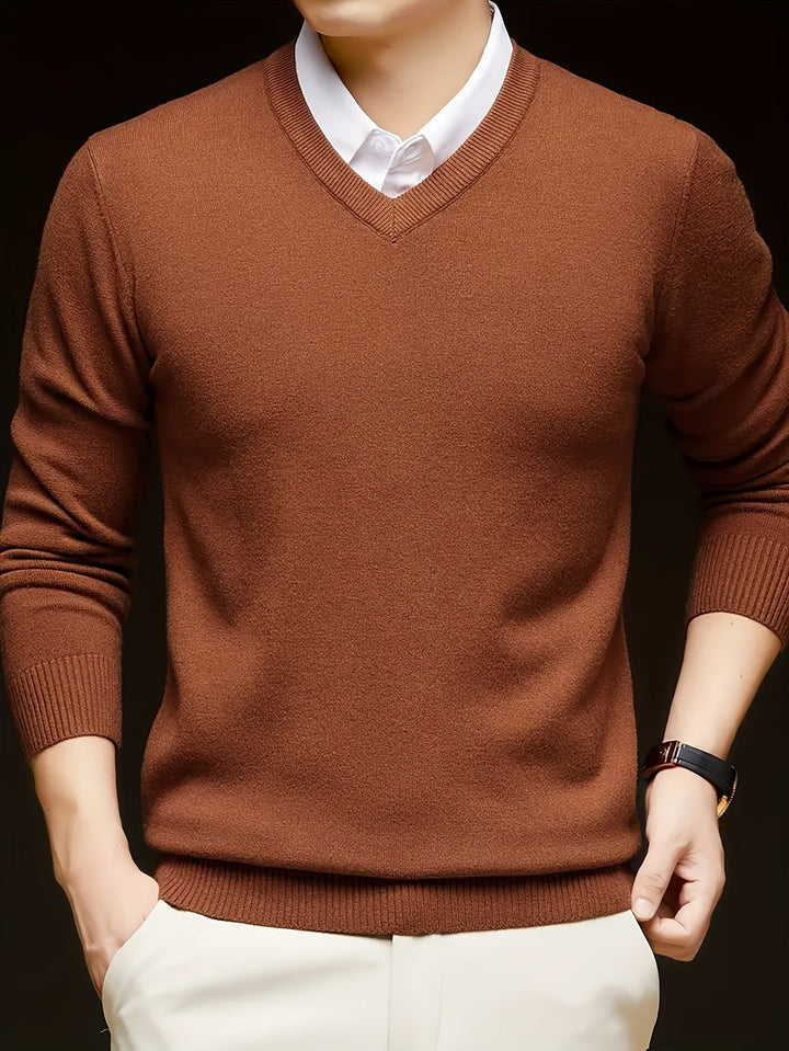 Dionysis - Camisola de Malha Com Decote em V «Cross Border»