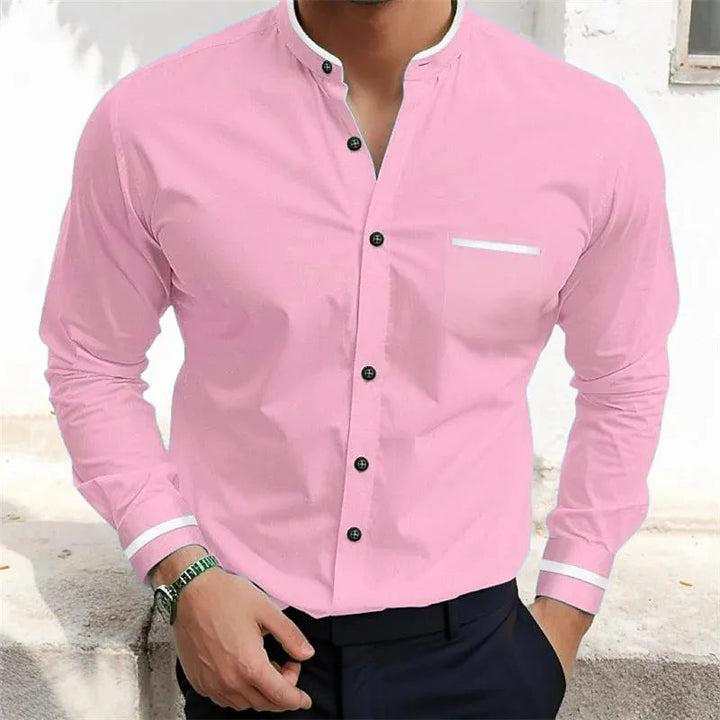 Askar - Camisa De Manga Comprida Com Botões