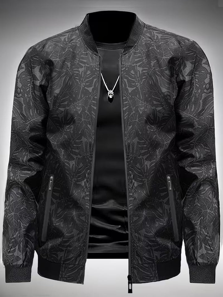 Dagan - Casaco Desportivo Casual de Manga Comprida Com Fecho