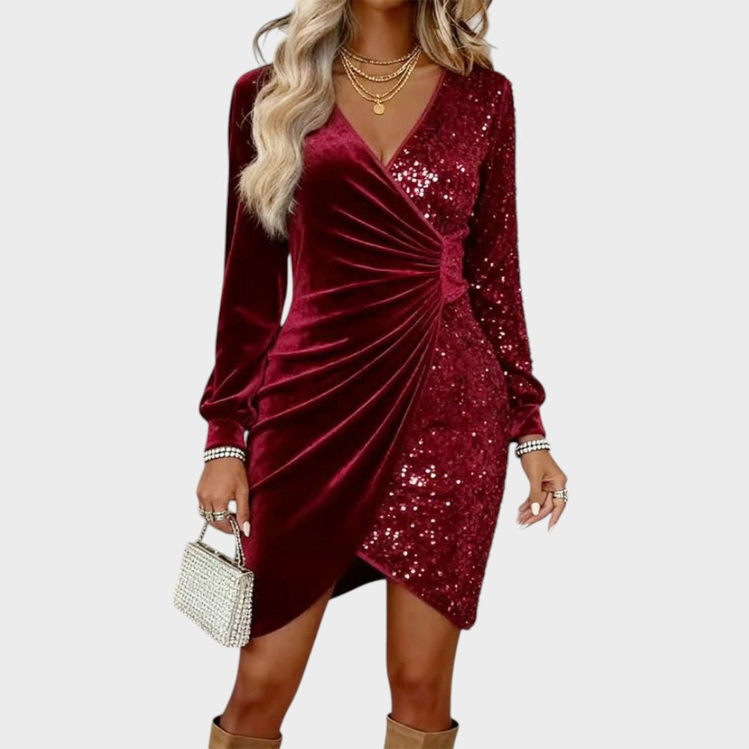 Cilla - Vestido Midi Brilhante
