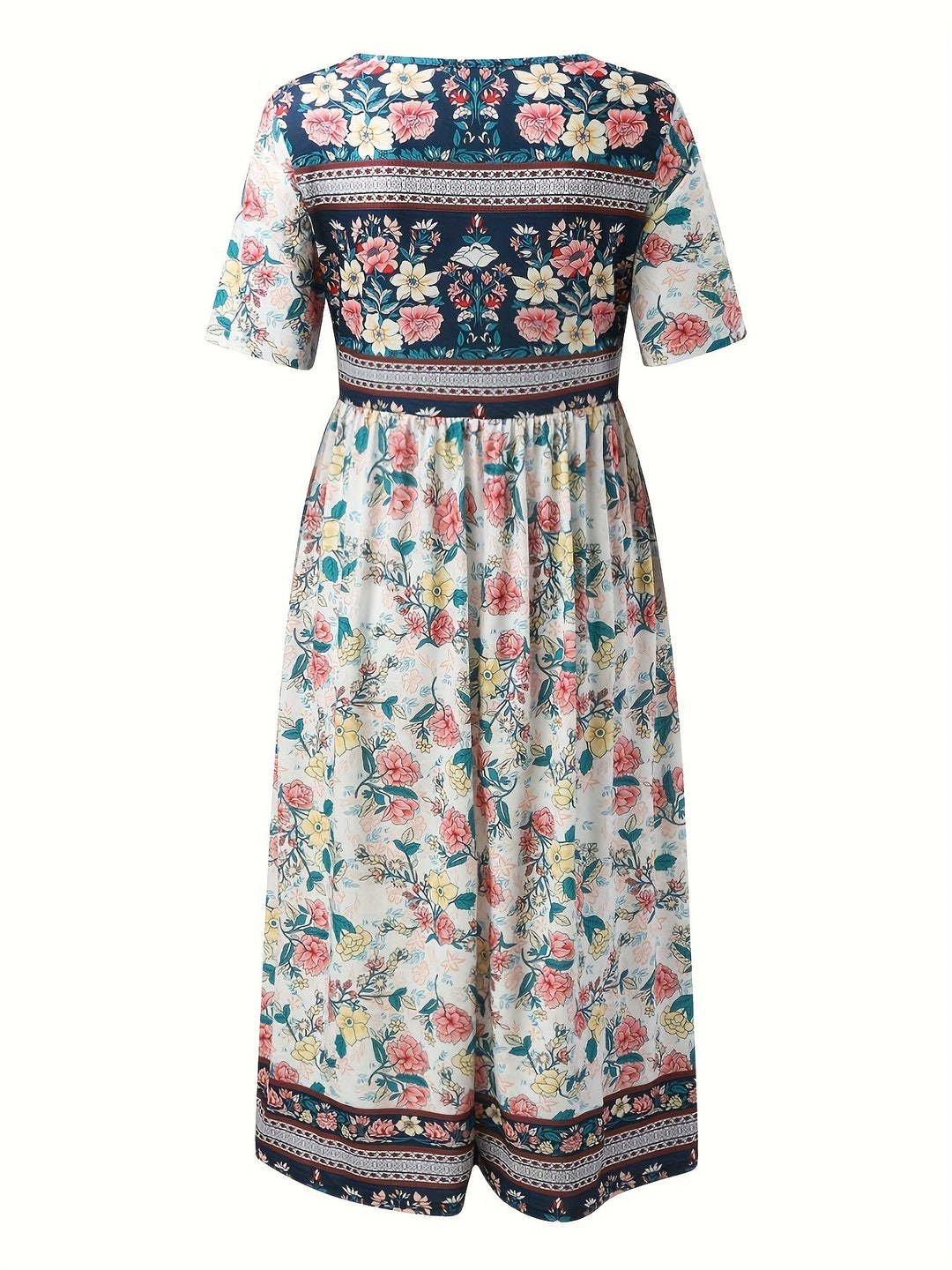 Jeeni - Vestido de Manga Curta Com Estampado Floral