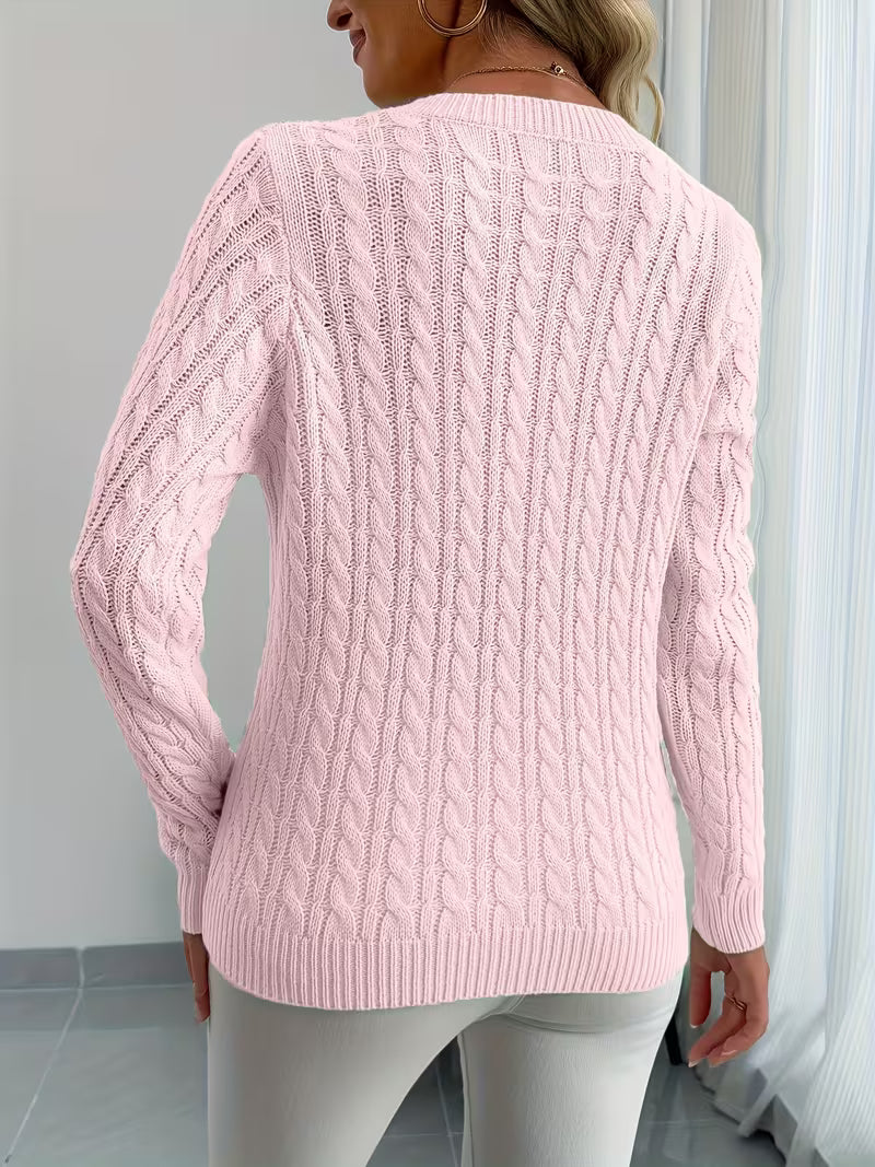 Lenea - Camisola De Manga Comprida Com Padrão De Tranças