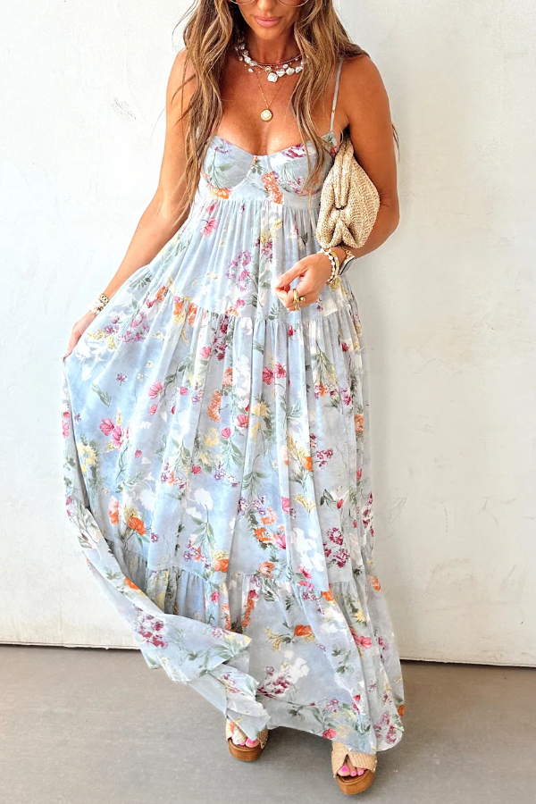 Samadhi - Vestido Maxi Sem Mangas