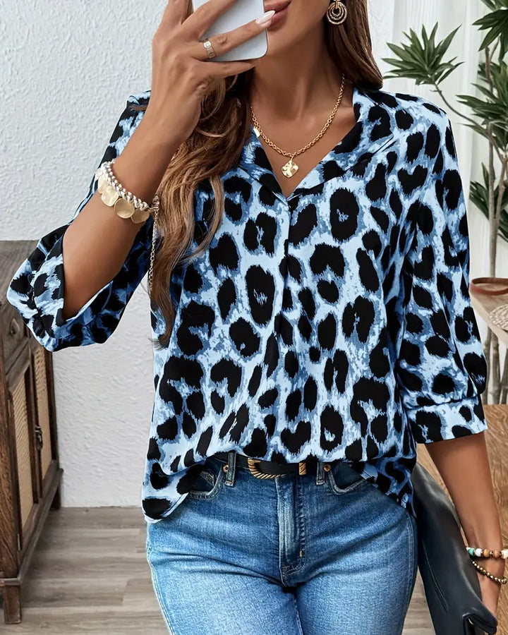 Ianira - Blusa Confortável Com Decote Em V