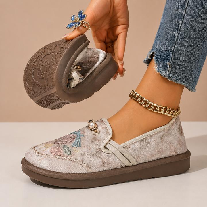 Adeyla - Mocassins Florais Sem Atacadores