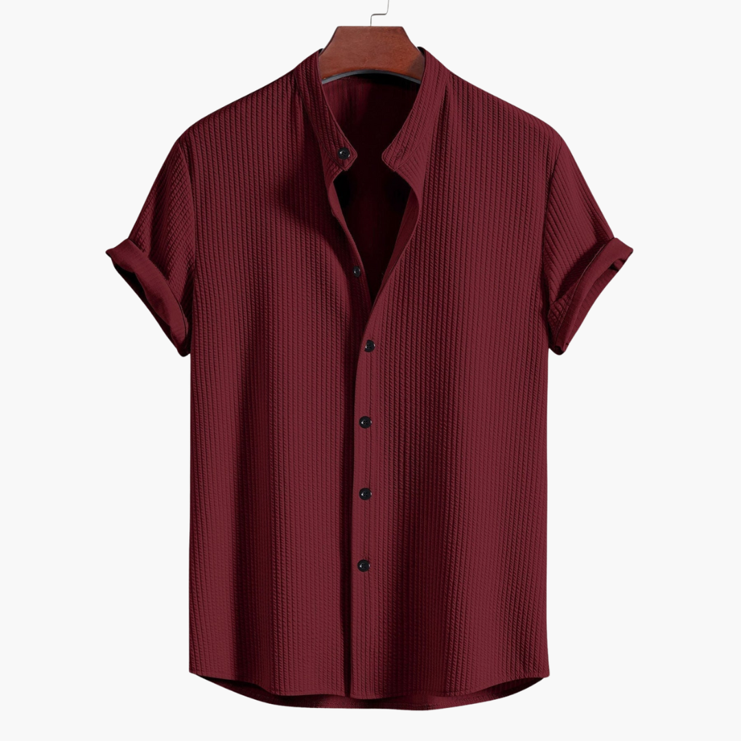 Geoffrey - Camisa com Gola Alta