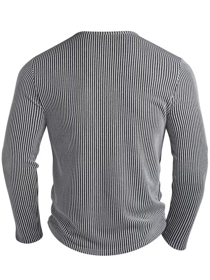 Afonso - Camisa Henley de Inverno Para uso Intensivo