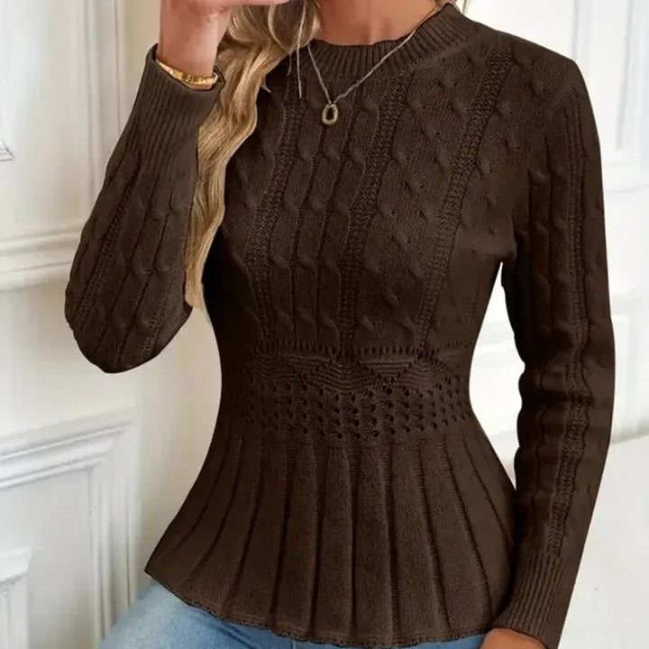 Bellie - Camisola De Malha Grossa Com Gola Redonda