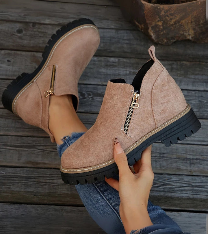 Miladie - Bota Ortopédica Com Fecho Lateral