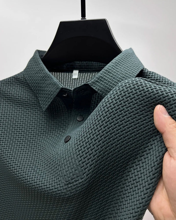 Prestigio - Camisa Polo de Manga Curta Elástica