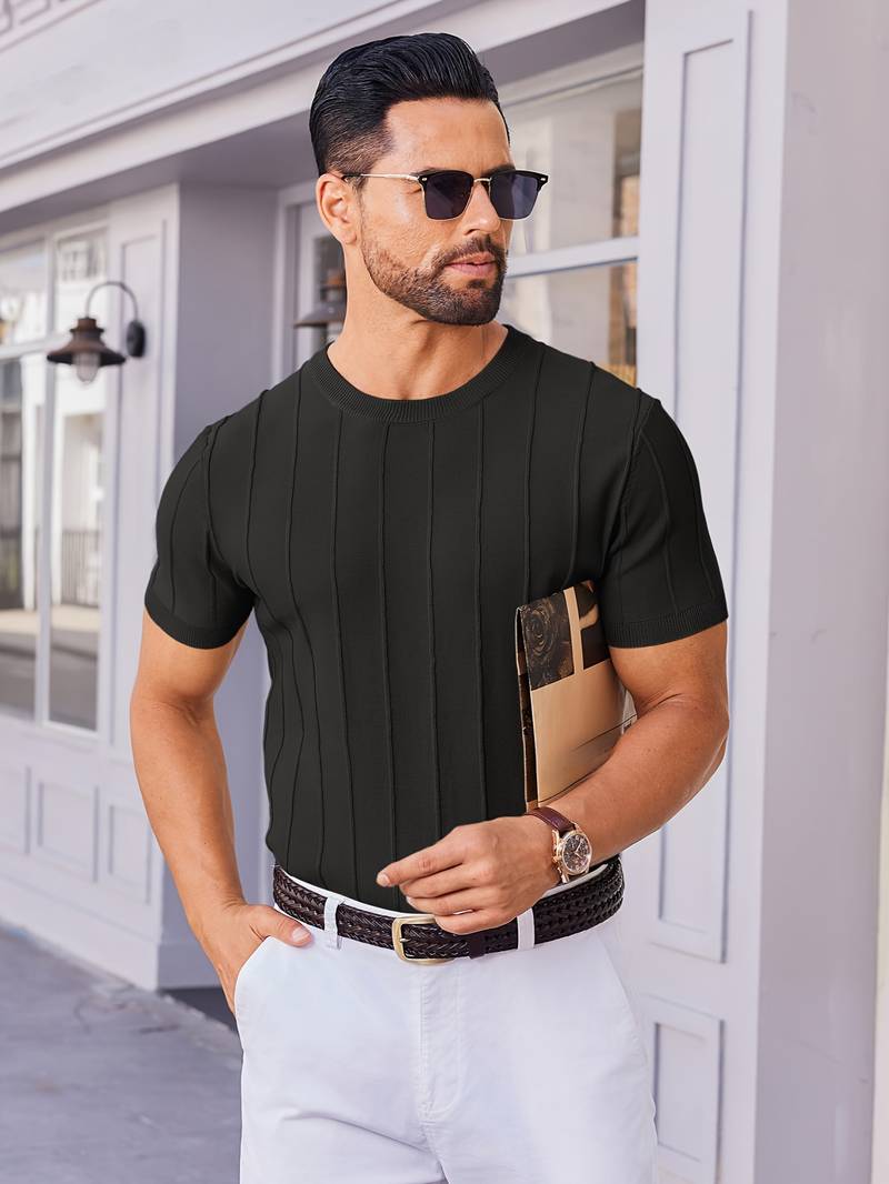 Sang - Camisola De Verão De Malha Com Gola Redonda