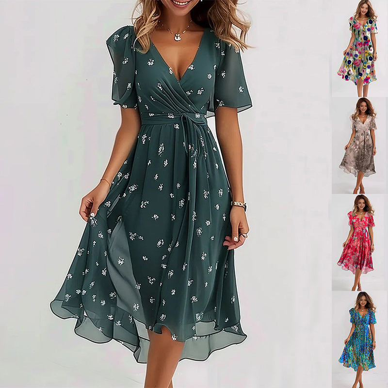 Nallely - Vestido Elegante de Verão