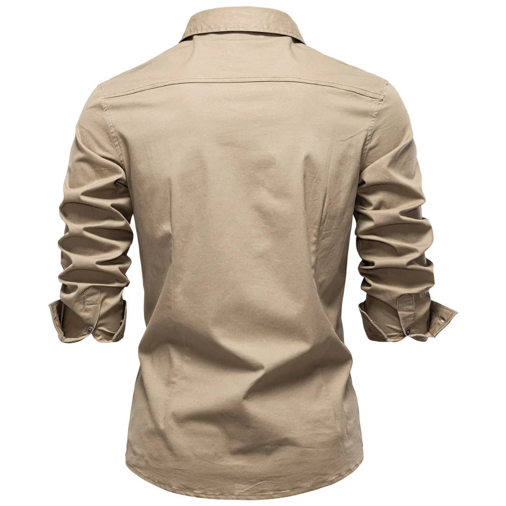 Sampath - Camisa de Manga Comprida em Algodão