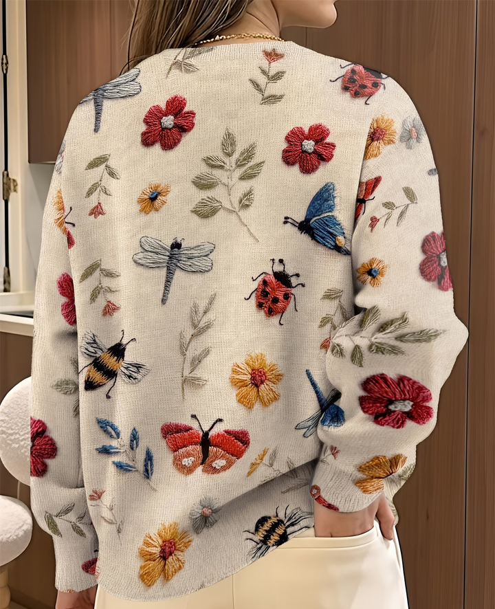 Lesa - Camisola Com Estampado Floral E De Insetos