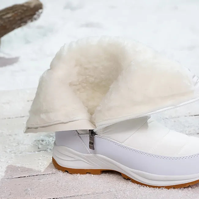 Muthoni - Botas De Inverno Para a Neve De Alta Qualidade até Meio Da Panturrilha