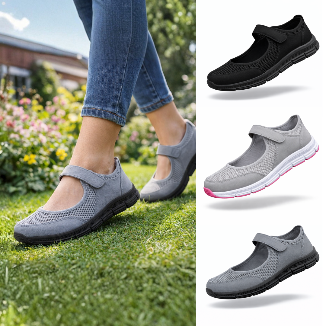 Rasiya – Sapatos Ortopédicos Com Tira Ajustável