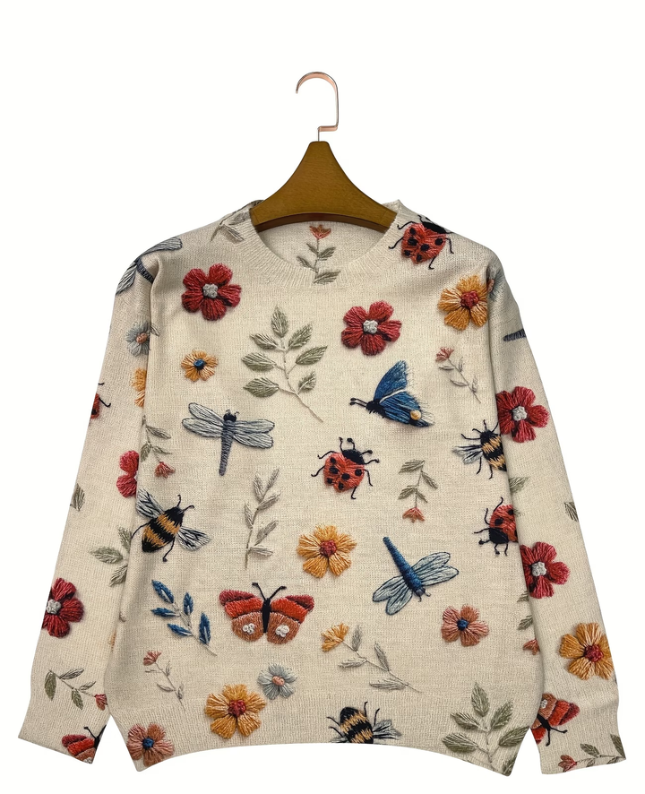 Lesa - Camisola Com Estampado Floral E De Insetos