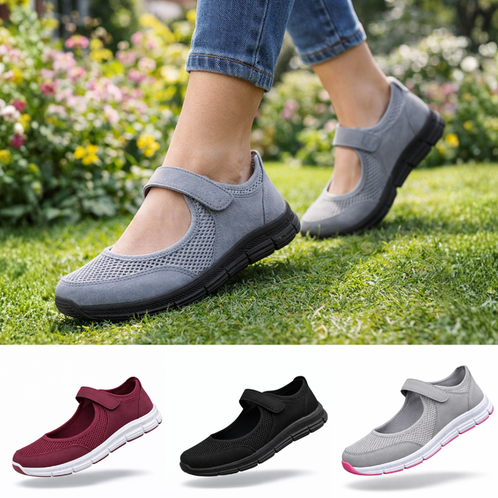 Rasiya – Sapatos Ortopédicos Com Tira Ajustável