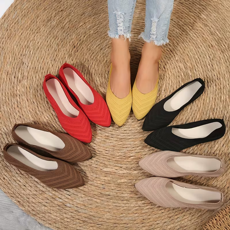 Mikya - Sapatos Casuais de Bico Fino