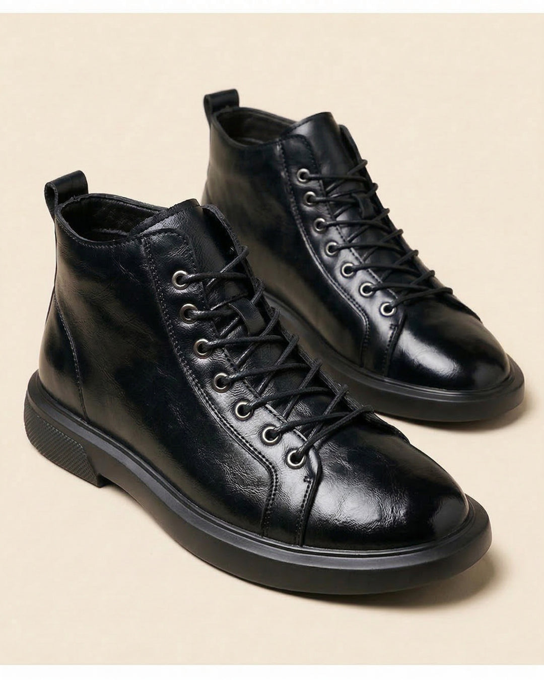 Kervens - Botas De Couro Com Atacadores