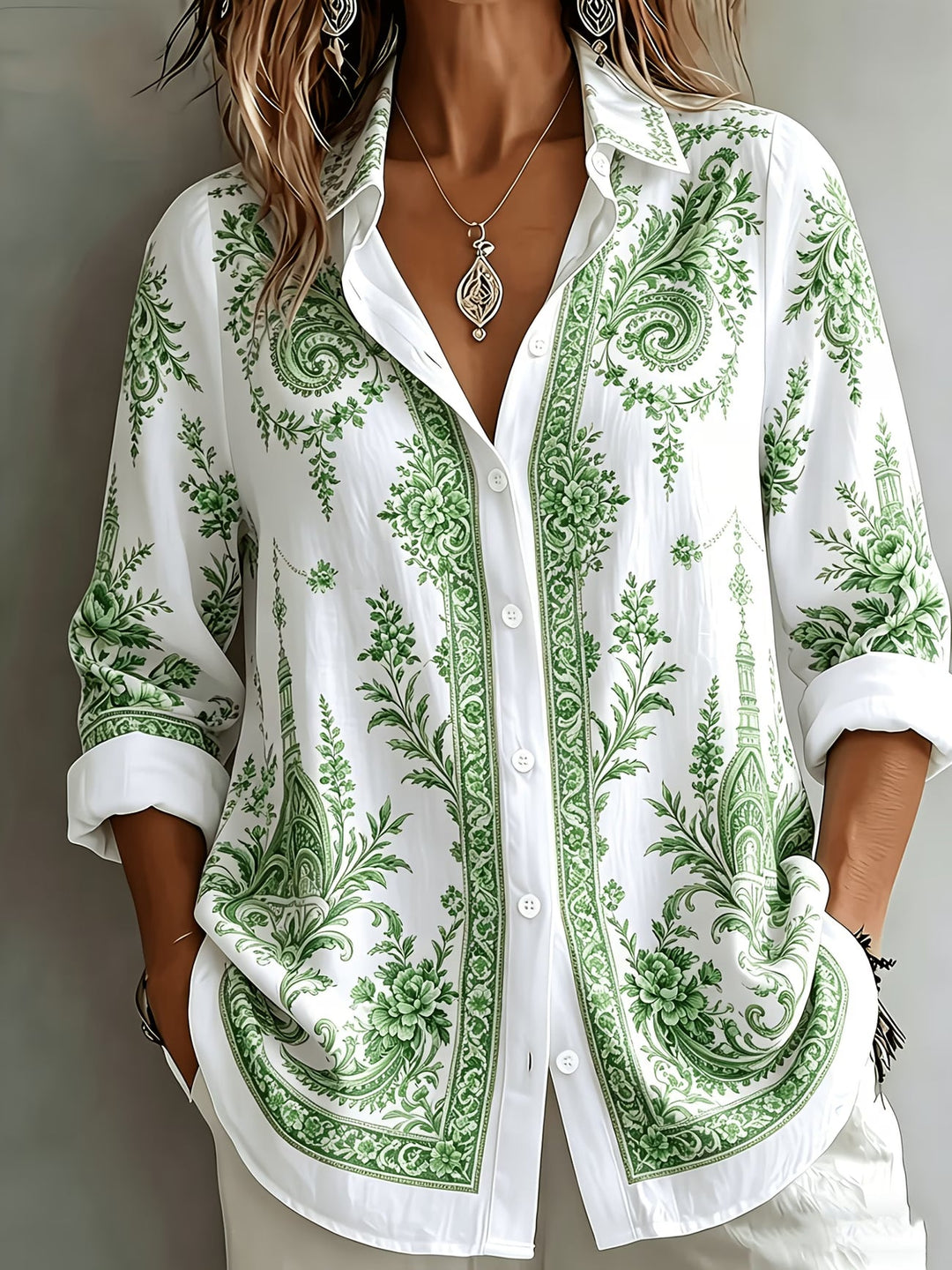 Aldana - Camisa De Manga Comprida Com Botões