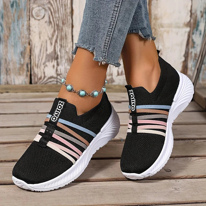 Lioray - Ténis Casual com Riscas