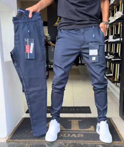 Tywin - Calças Confortáveis Com Bolsos Laterais