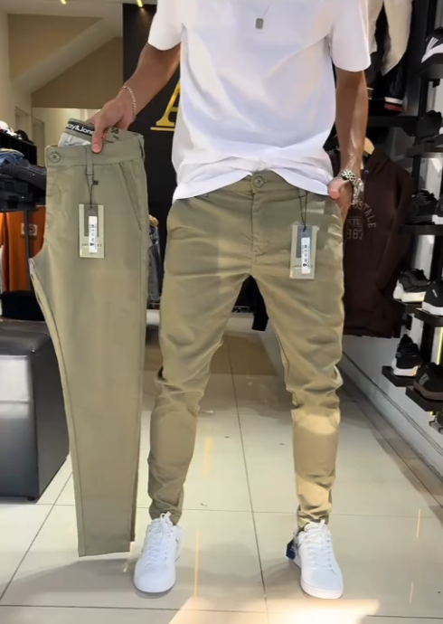 Tywin - Calças Confortáveis Com Bolsos Laterais