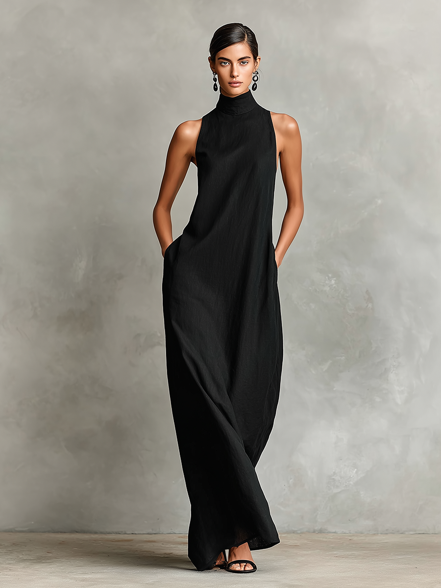 Imeria - Vestido Maxi Com Dcote Suporte