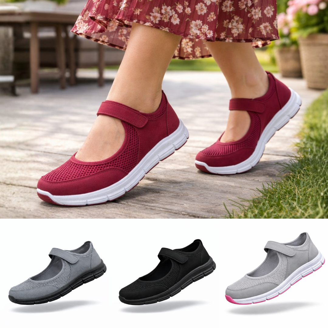 Rasiya – Sapatos Ortopédicos Com Tira Ajustável
