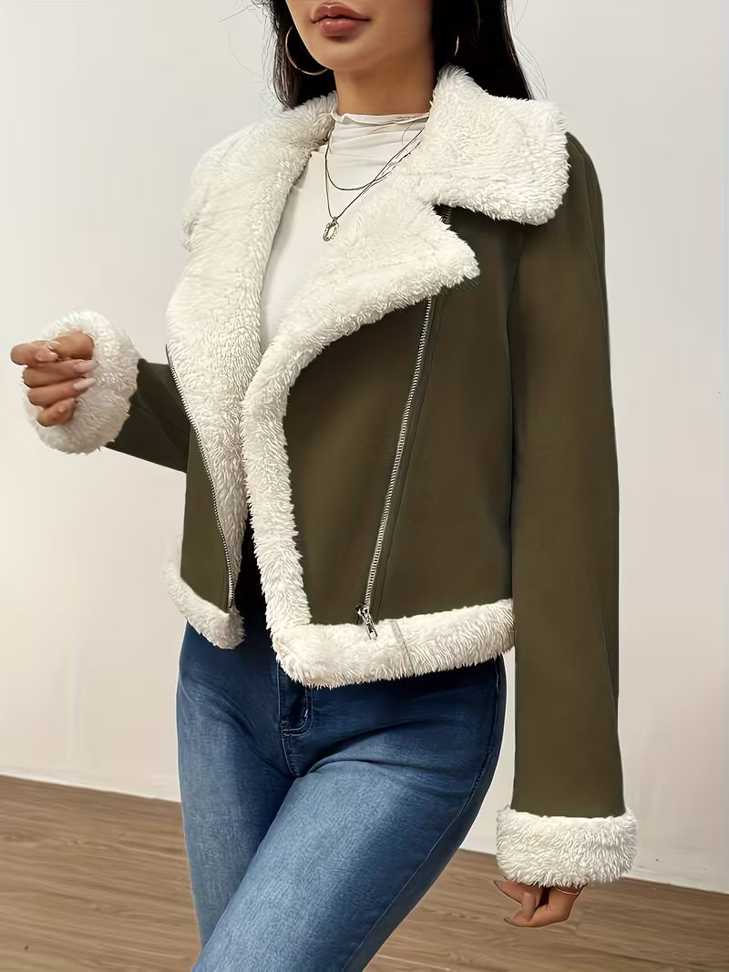 Zilia - Casaco de manga comprida com forro polar