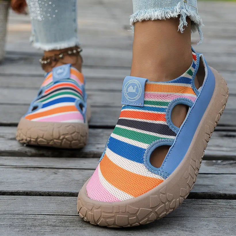 Maylis - Sapatos Elegantes Com Salto Em Cunha