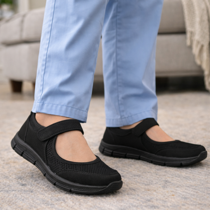 Rasiya – Sapatos Ortopédicos Com Tira Ajustável