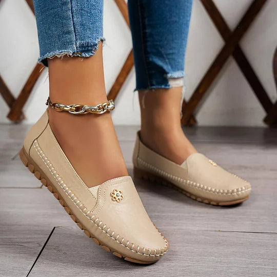 Avigayil - Sapatos Ortopédicos de Couro Leves