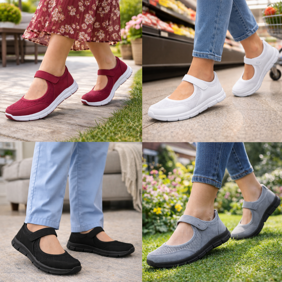 Rasiya – Sapatos Ortopédicos Com Tira Ajustável