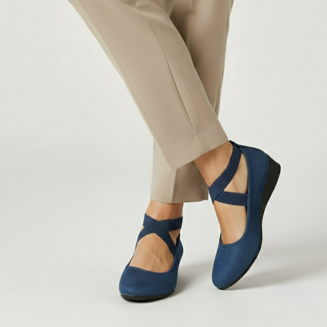 Dalida – Sapatos Ortopédicos com tiras Cruzadas
