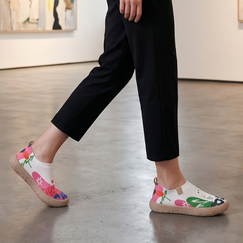 Farhia - Sapatos Casuais Sem Atacadores Com Estampado Artístico